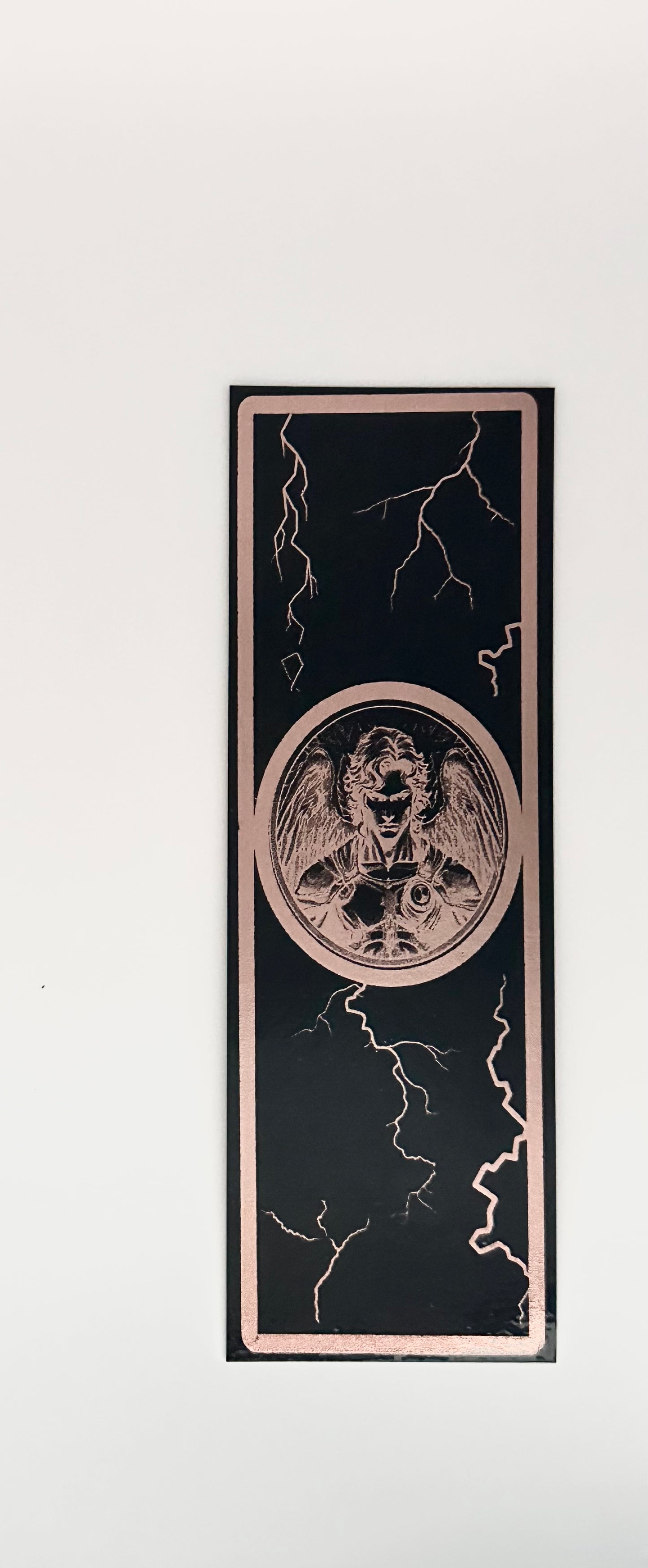 Lightning - Foil Bookmark - (Rose Gold)