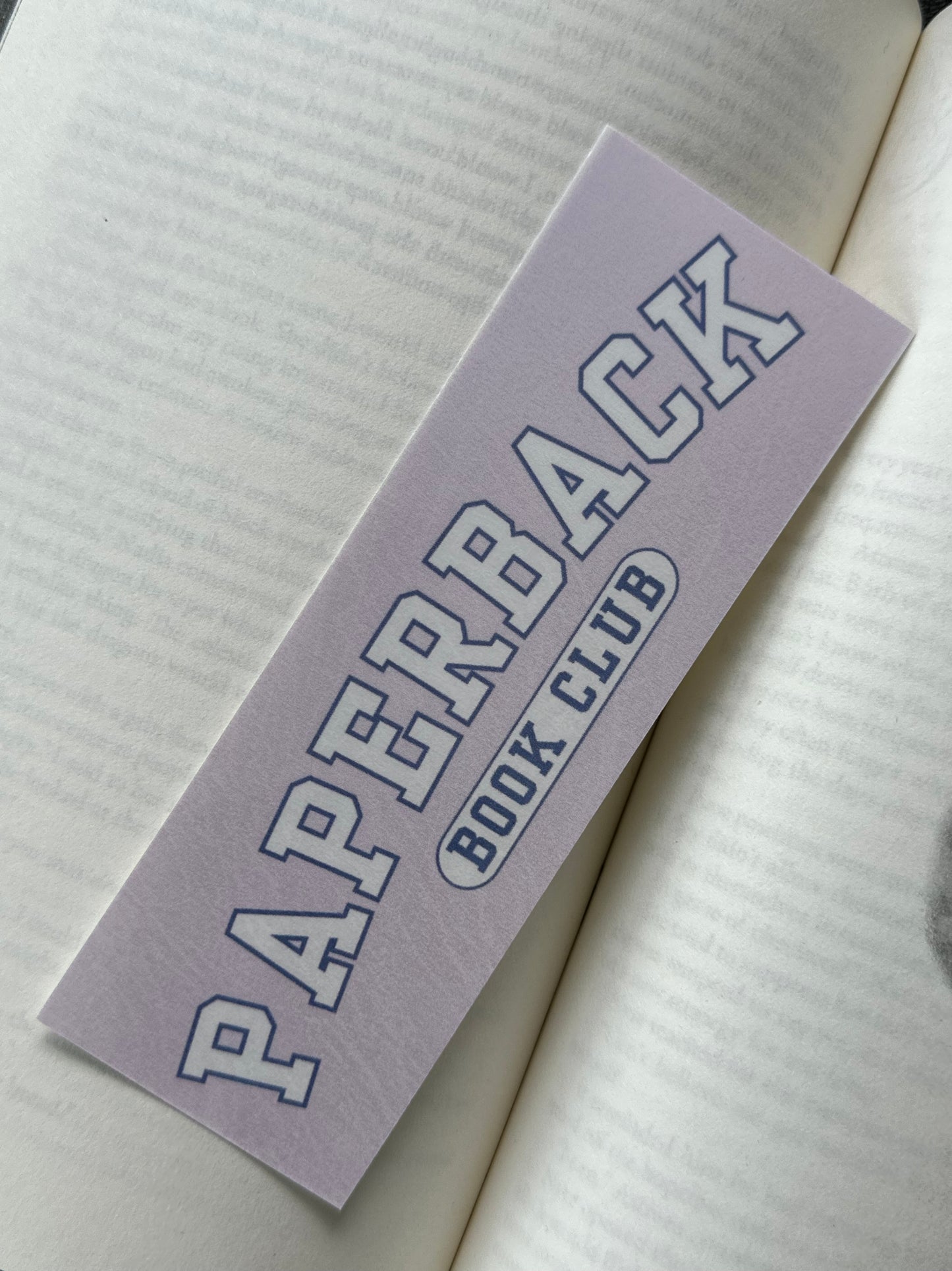 Paperback Book Club Bookmark Bundle - Purple - 4 Pack