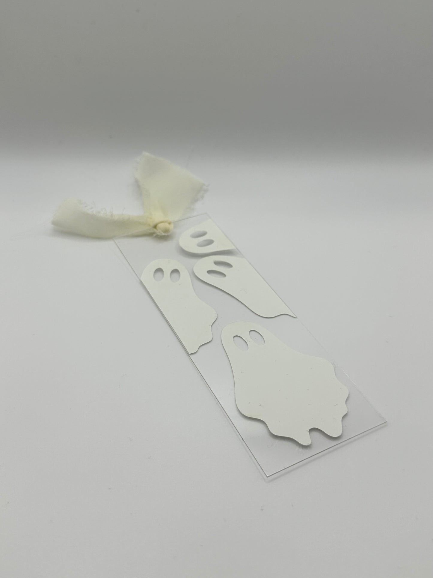 Glow In The Dark - Ghosts - Acrylic Bookmark