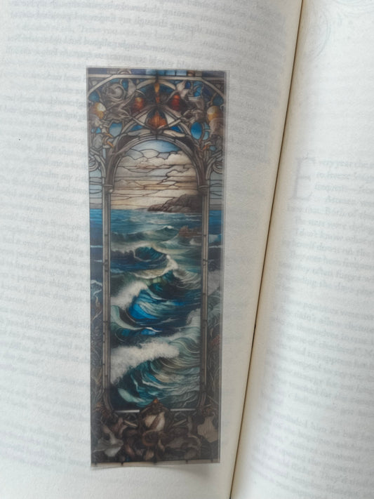 Stained Glass Style Landscape - Bookmark (66)
