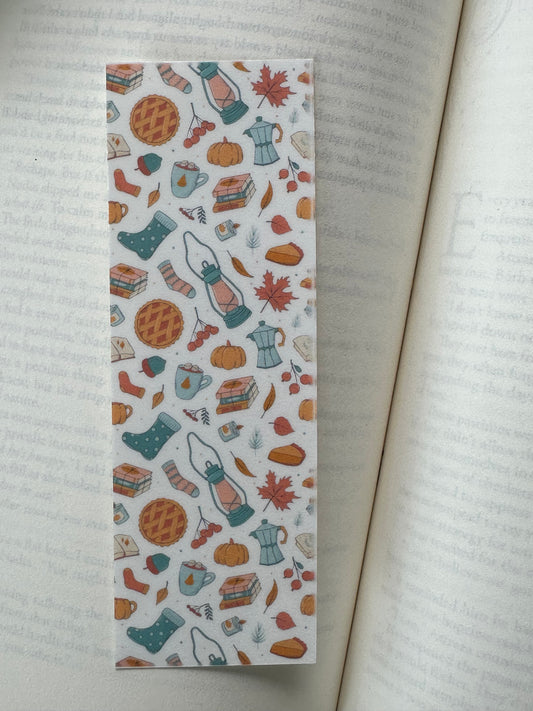 Cozy Fall - Bookmark