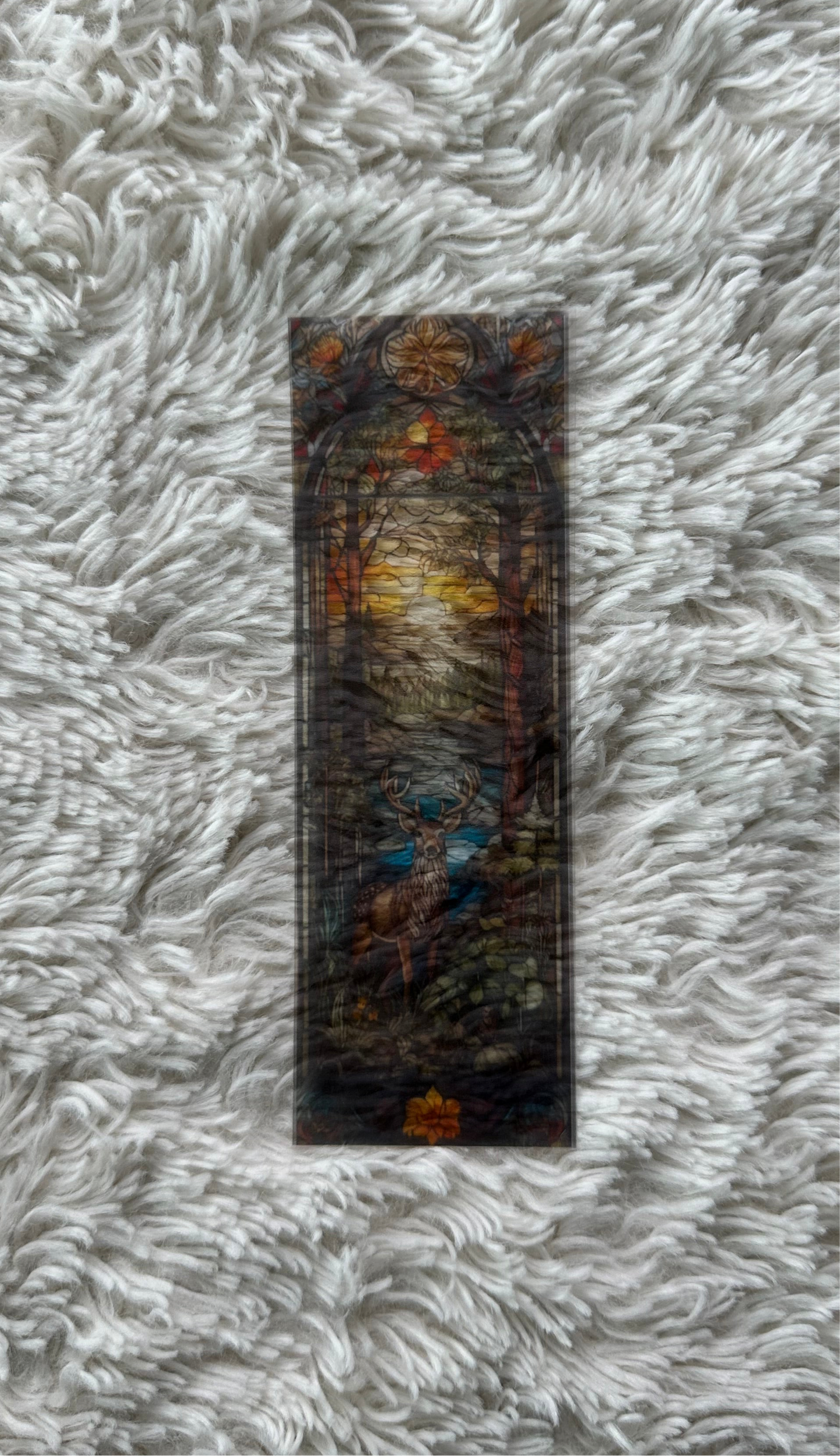 Stained Glass Style Landscape - Bookmark (35)
