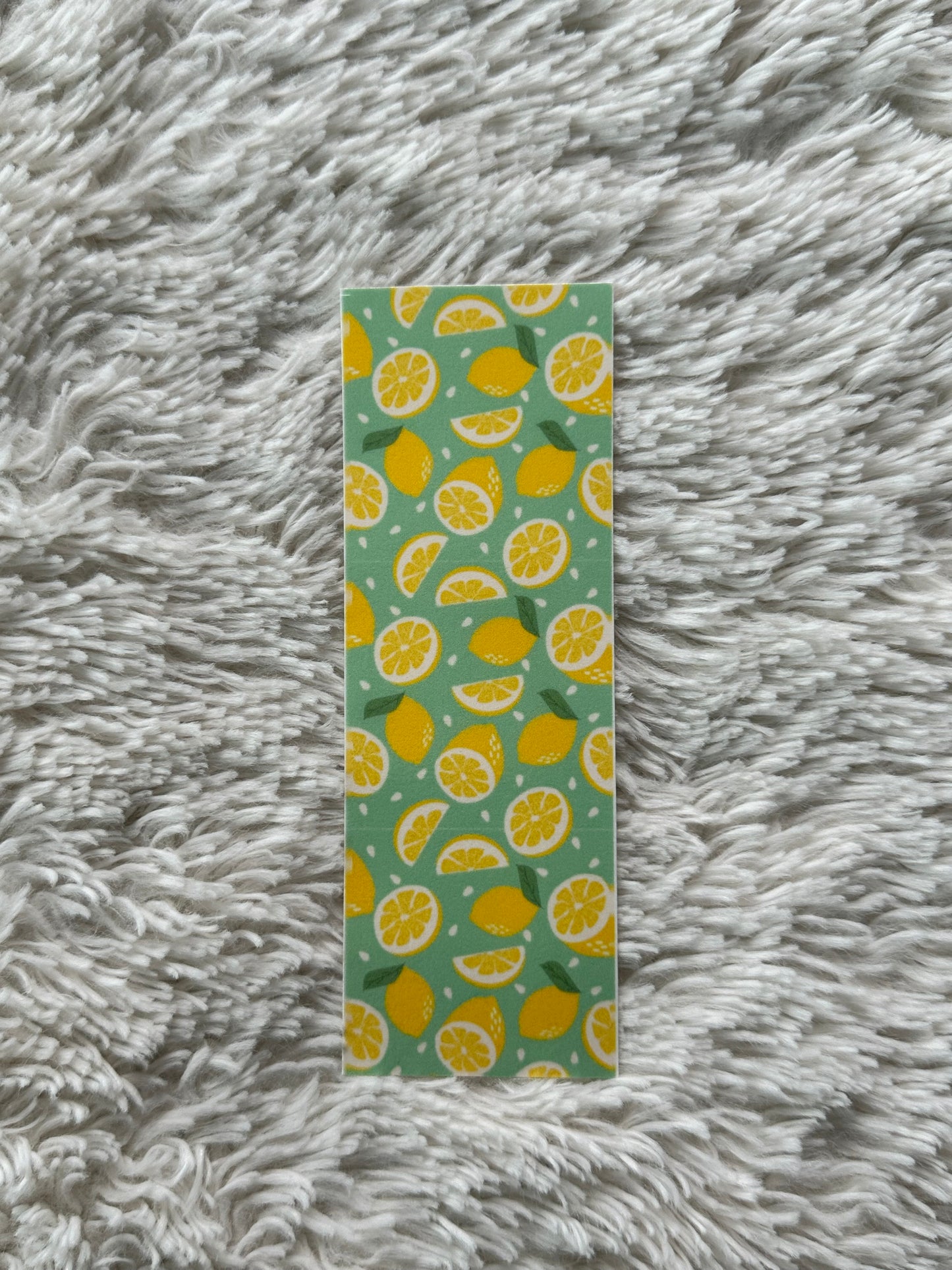 Lemons (Lime Green BG) - Bookmark