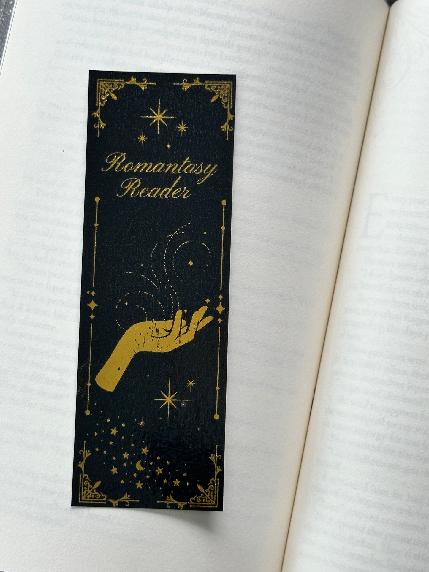 Romantasy Reader - Foil Bookmark - (Gold)