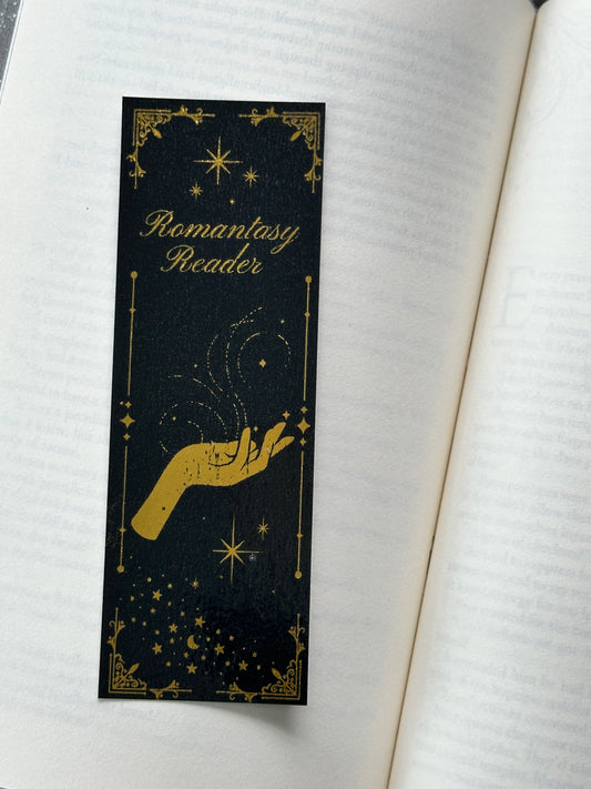 Romantasy Reader - Foil Bookmark - (Gold)