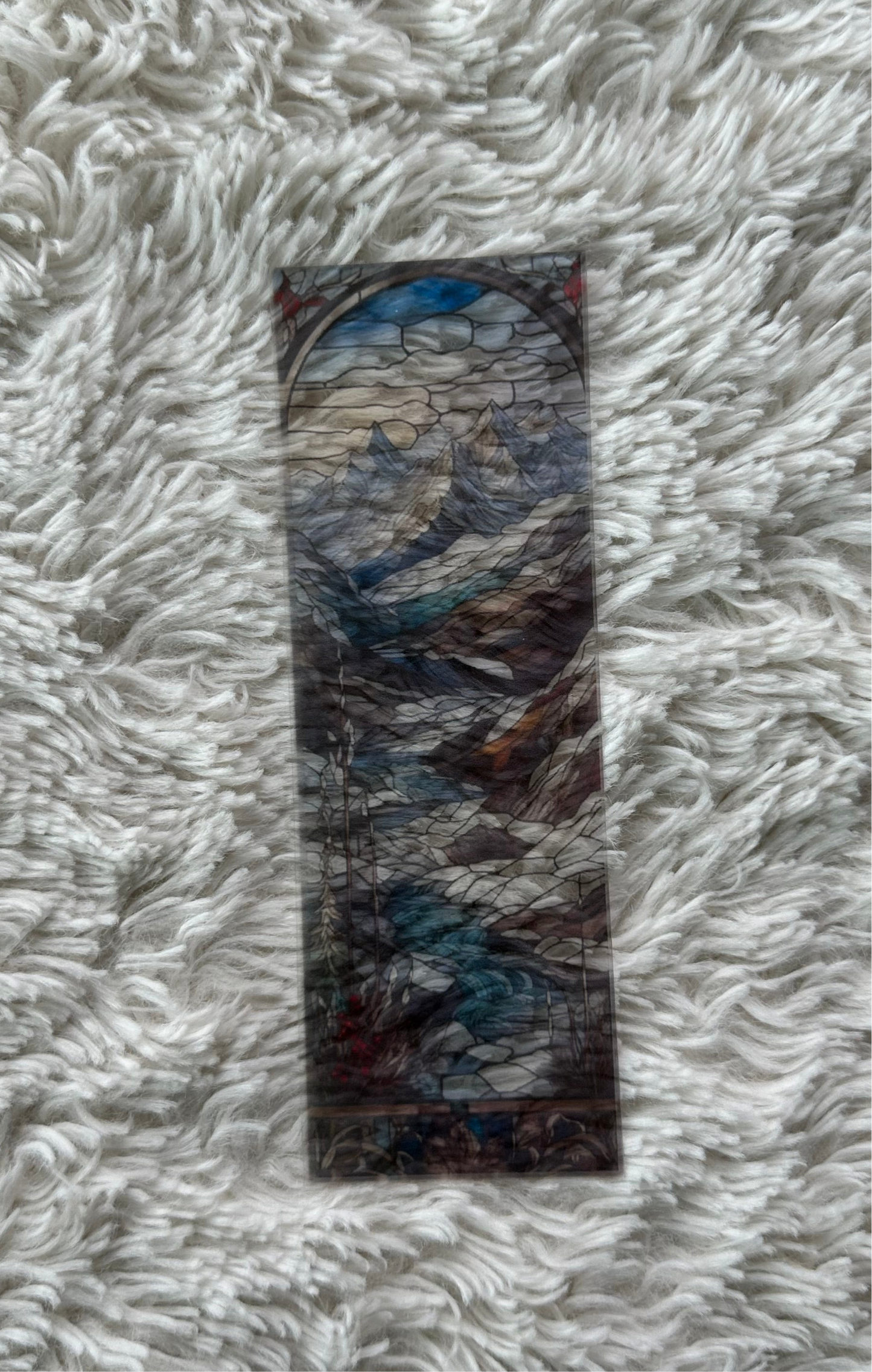 Stained Glass Style Landscape - Bookmark (51)