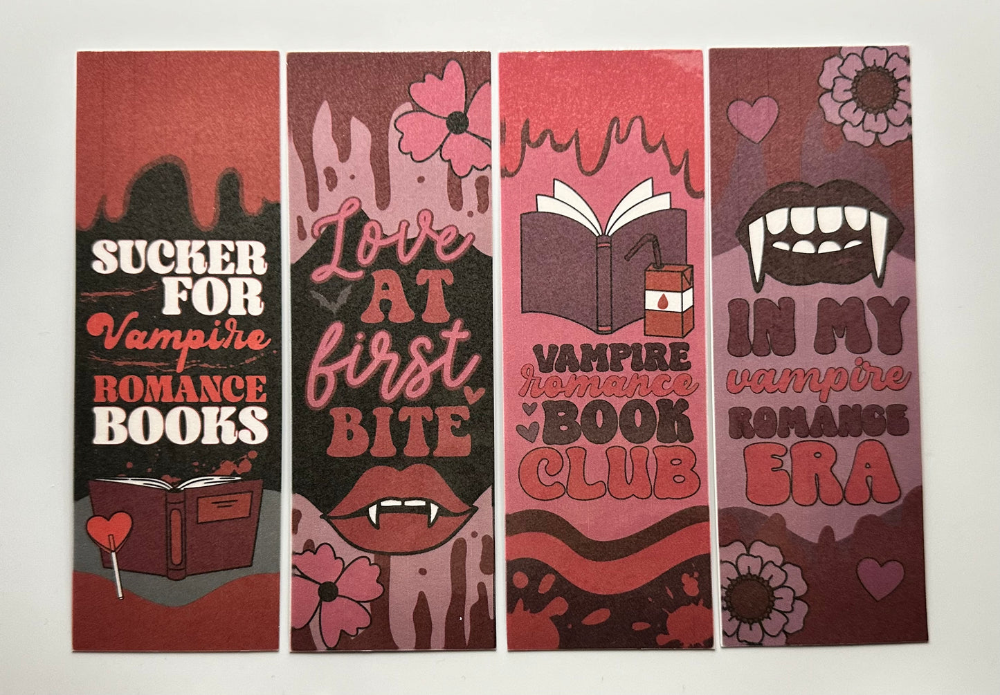Vampire Romance Bookmark Bundle - 4 Pack