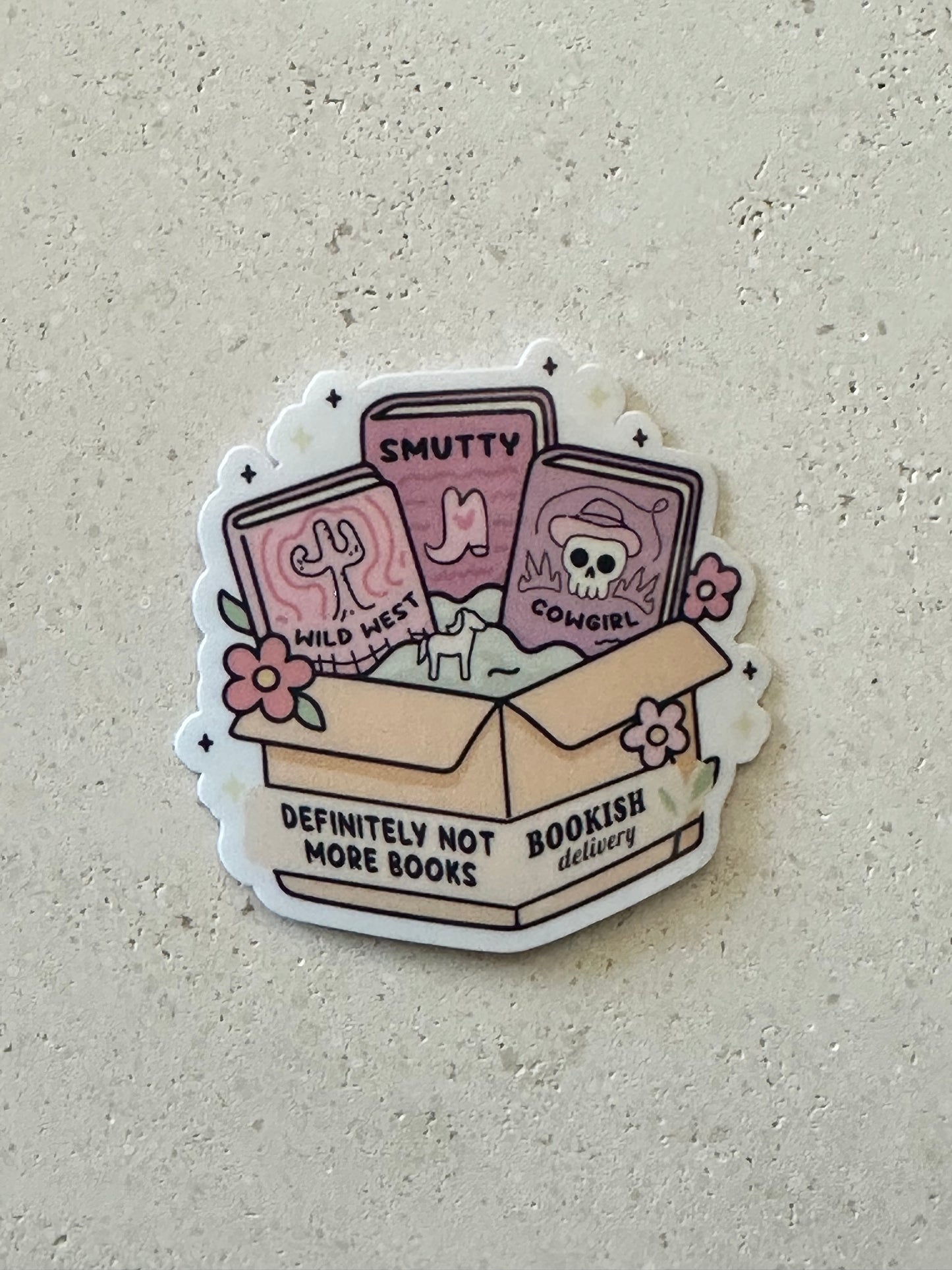 Definitely Not Cowboy Romance - Sticker