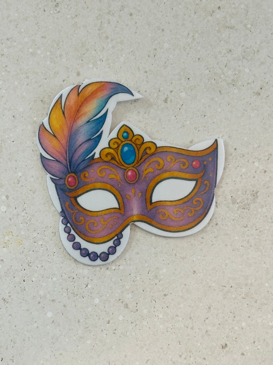 Ornate Mask - Sticker