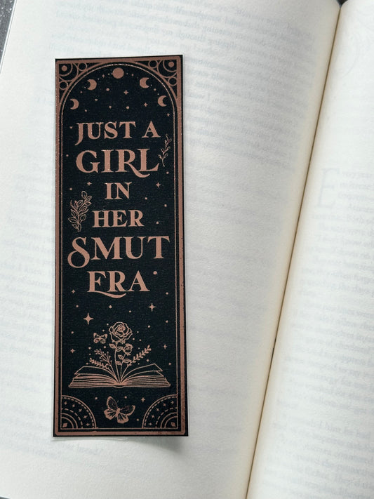 Just A Girl - Foil Bookmark - (Rose Gold)
