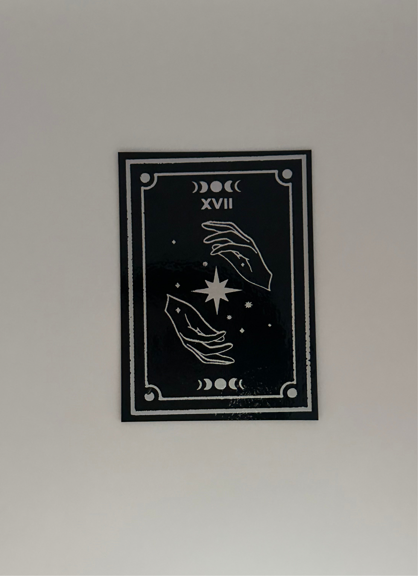 The Star Tarot Card - Foil Bookmark - (Silver Holographic)