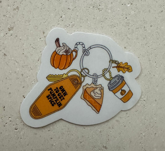 OMW To Get Pumpkin Spice - Sticker