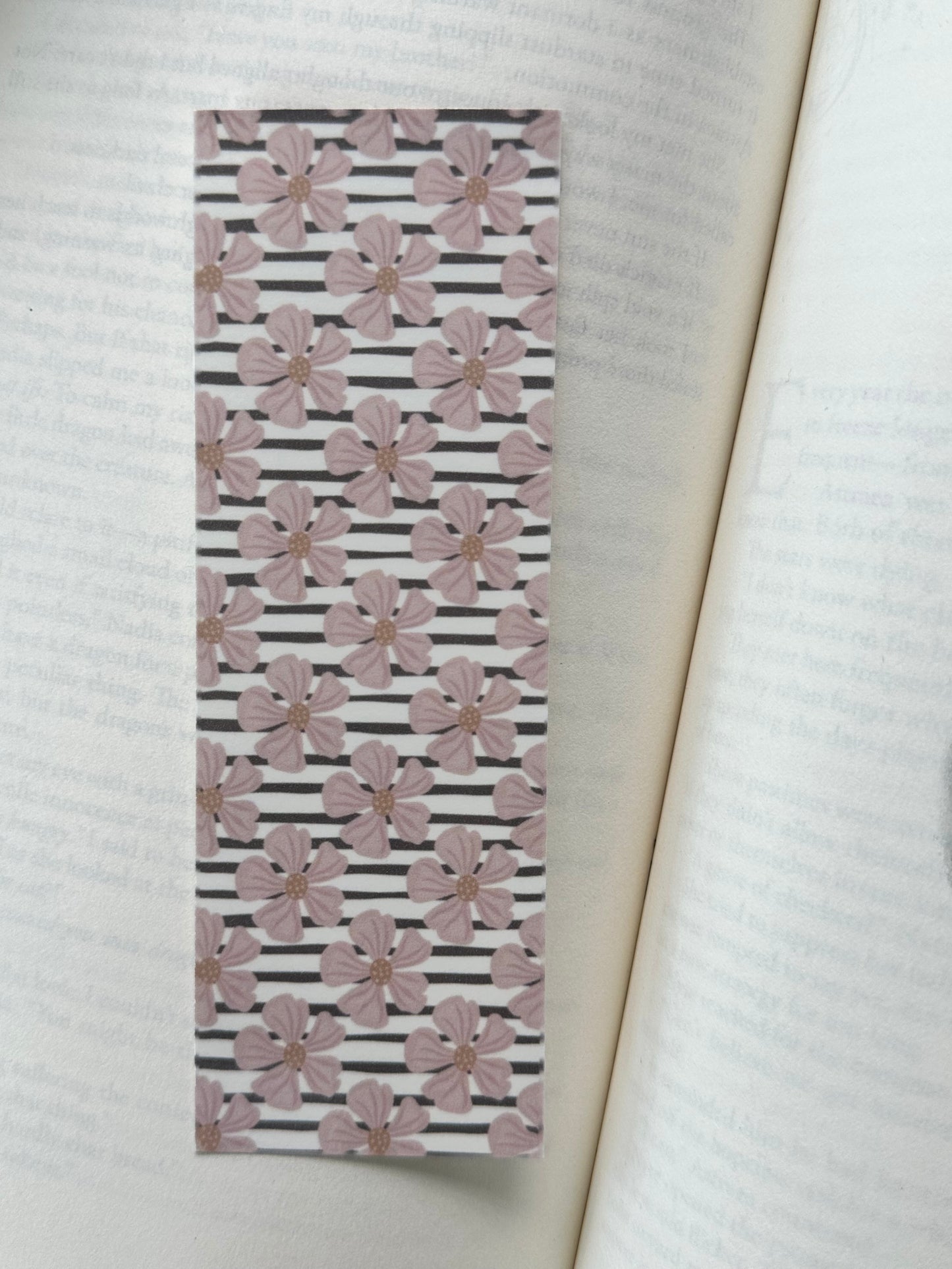 Nude Stripes & Flowers (Bookmark)