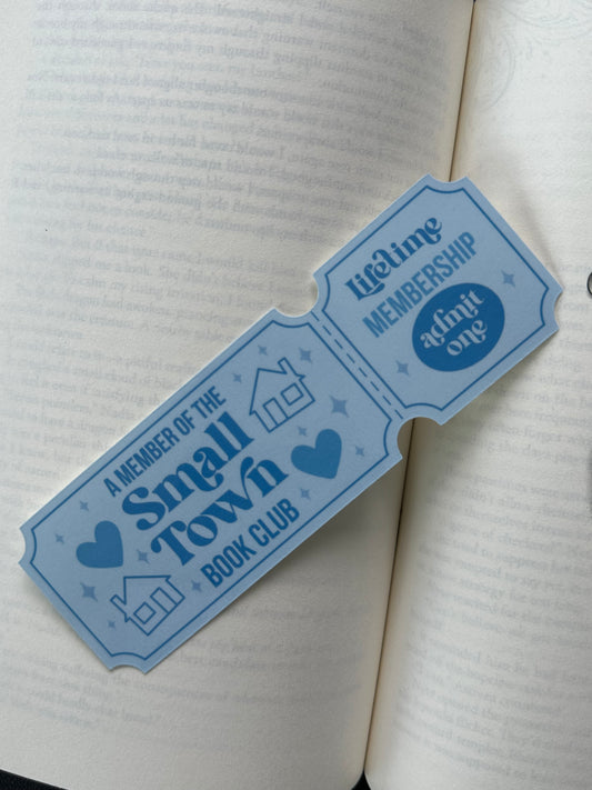 Small Town Book Club - Bookmark