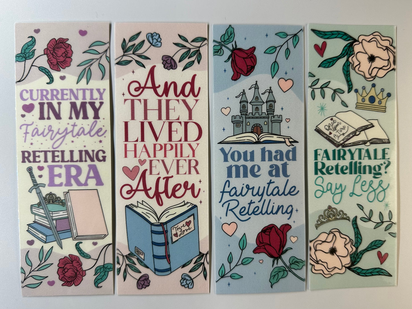 Fairytale Retelling Bookmark Bundle - 4 Pack