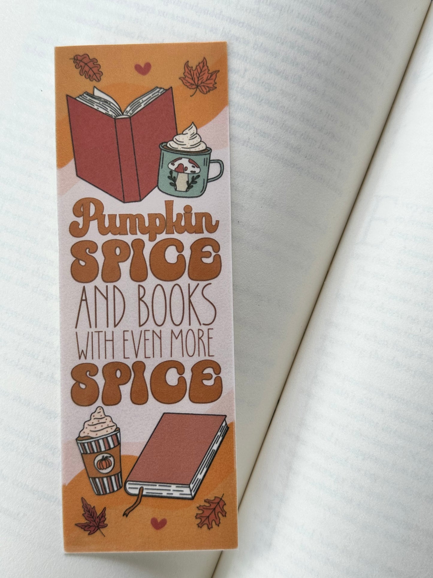Spicy Fall Bookmark Bundle - 4 Pack