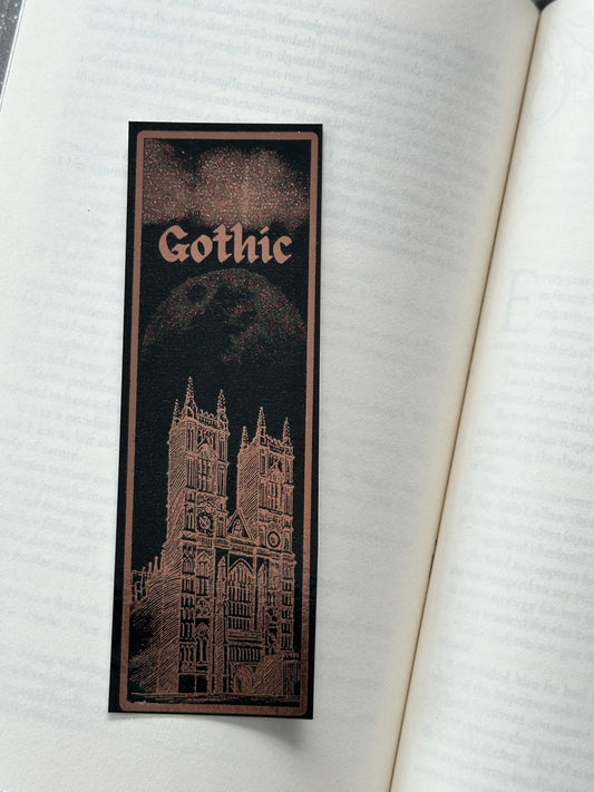 Gothic - Foil Bookmark - (Rose Gold)