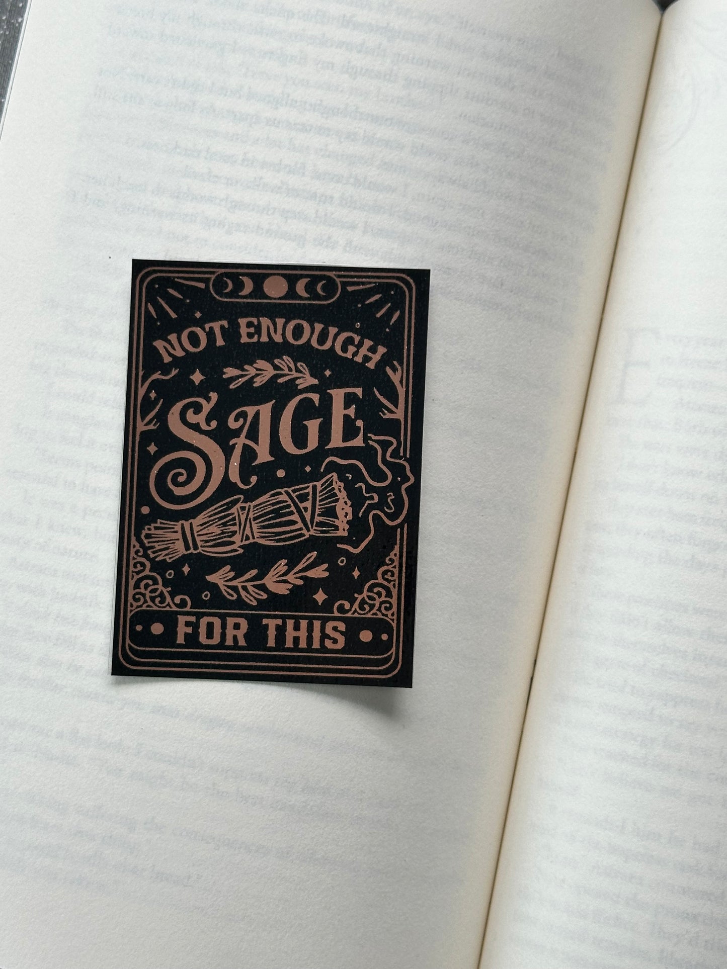 Sage Tarot Card - Foil Bookmark - (Rose Gold)