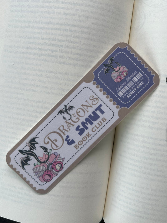 Dragons & Smut Book Club - Bookmark (Purple)