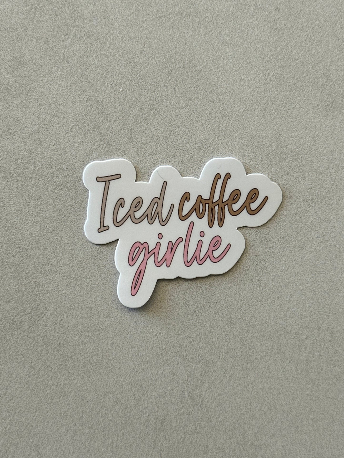 Iced Coffee Girlie - Sticker