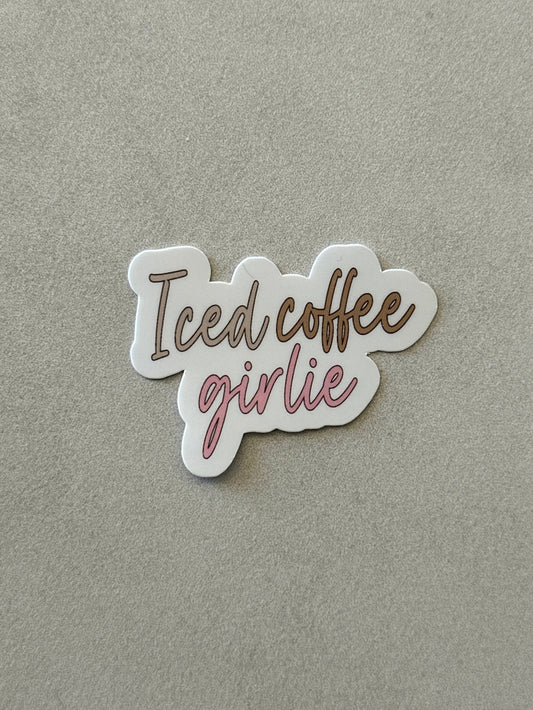 Iced Coffee Girlie - Sticker