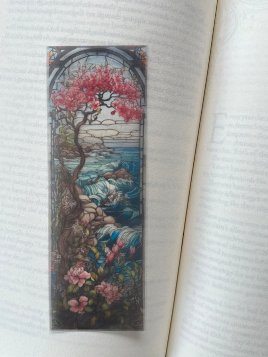 Stained Glass Style Landscape - Bookmark (77)
