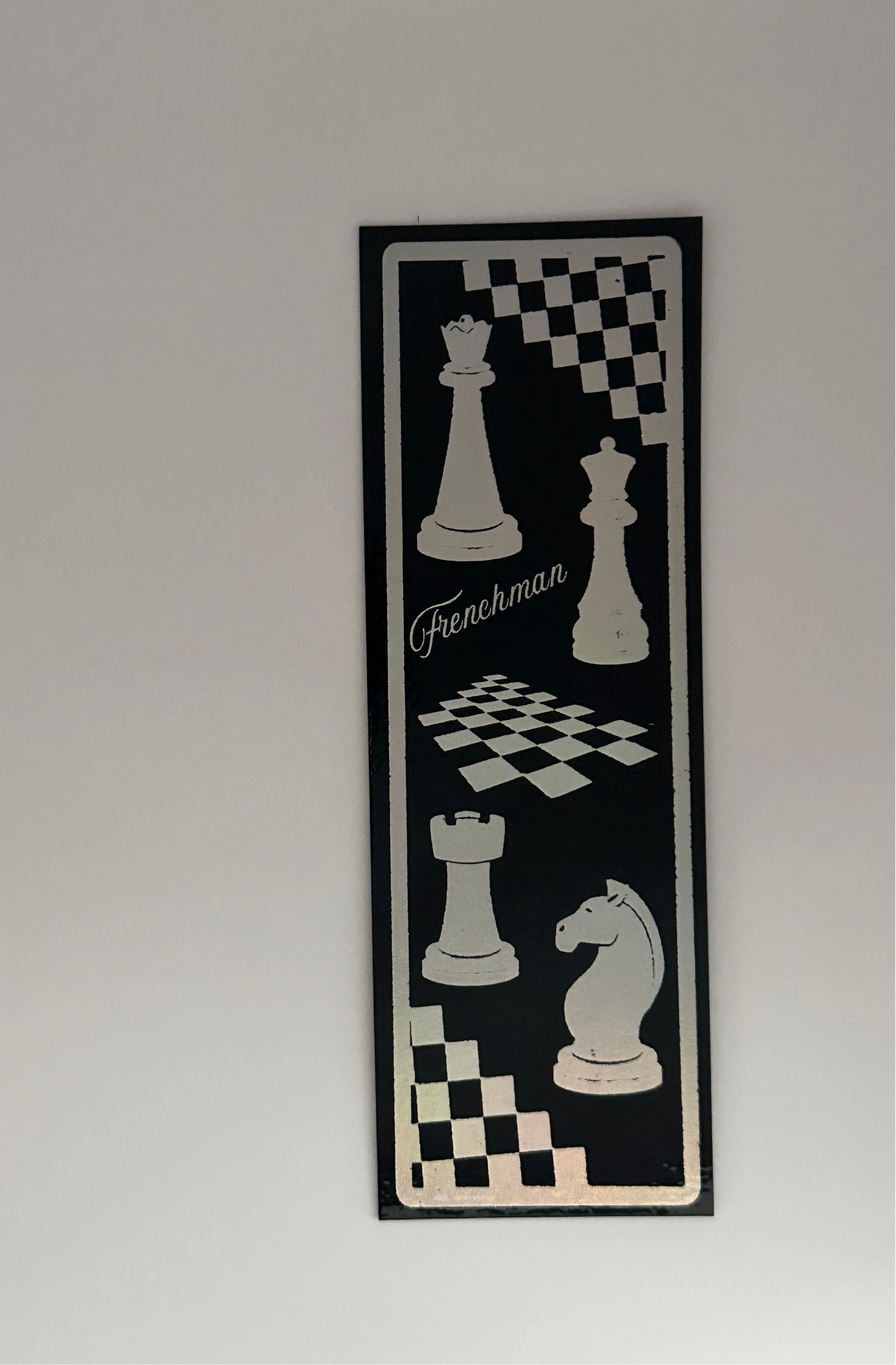 Frenchman - Foil Bookmark - (Silver Holographic)