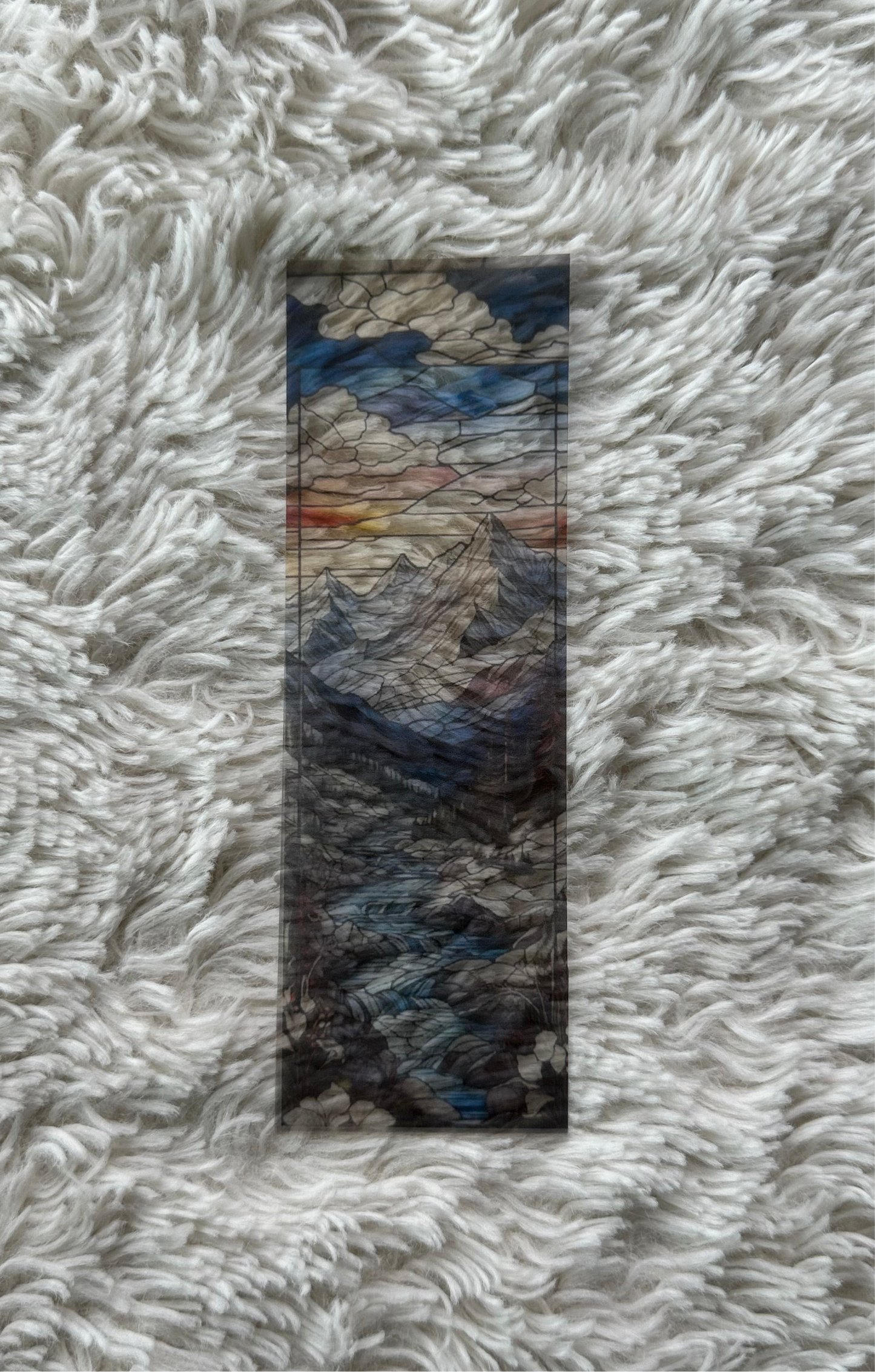 Stained Glass Style Landscape - Bookmark (34)