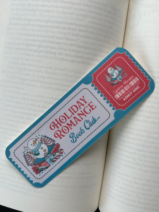 Holiday Romance Book Club - Bookmark (Red)