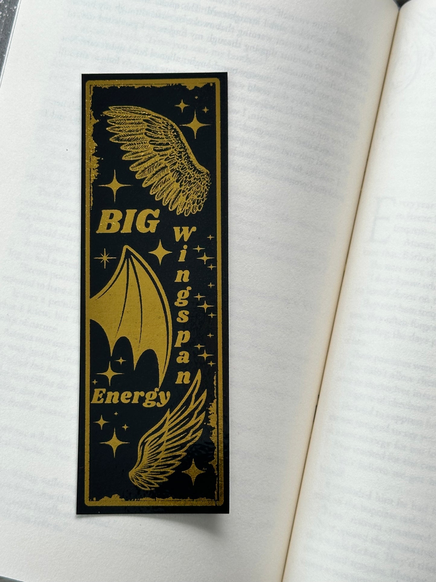 Big Wingspan Energy - Foil Bookmark - (Gold)