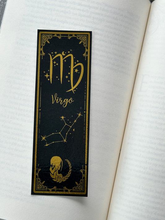 Virgo - Foil Bookmark - (Gold)