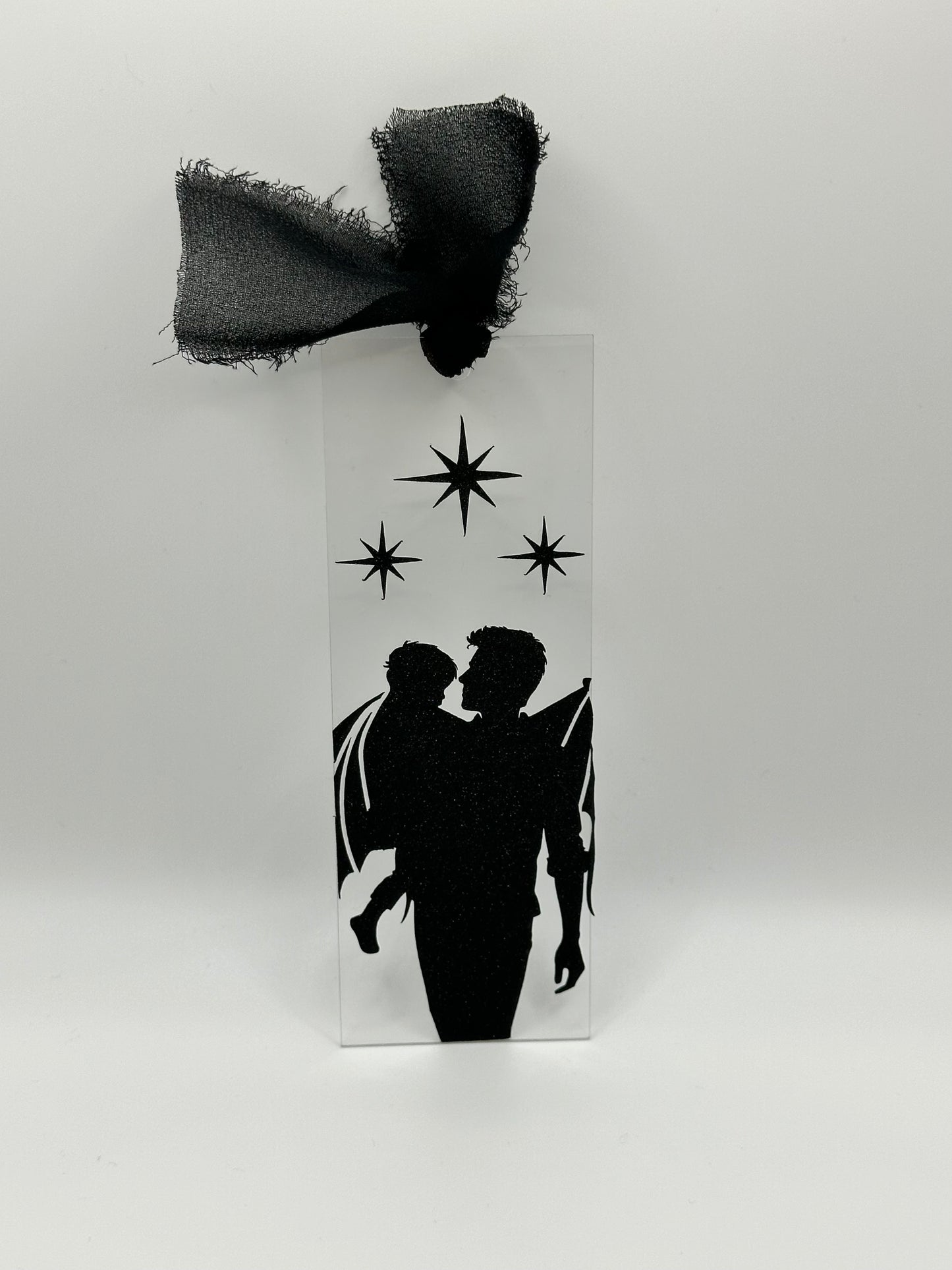 Winged Father and Son - Acrylic Bookmark