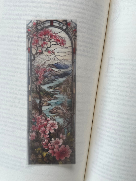 Stained Glass Style Landscape - Bookmark (71)