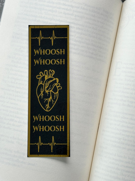 Whoosh Whoosh - Foil Bookmark - (Gold)