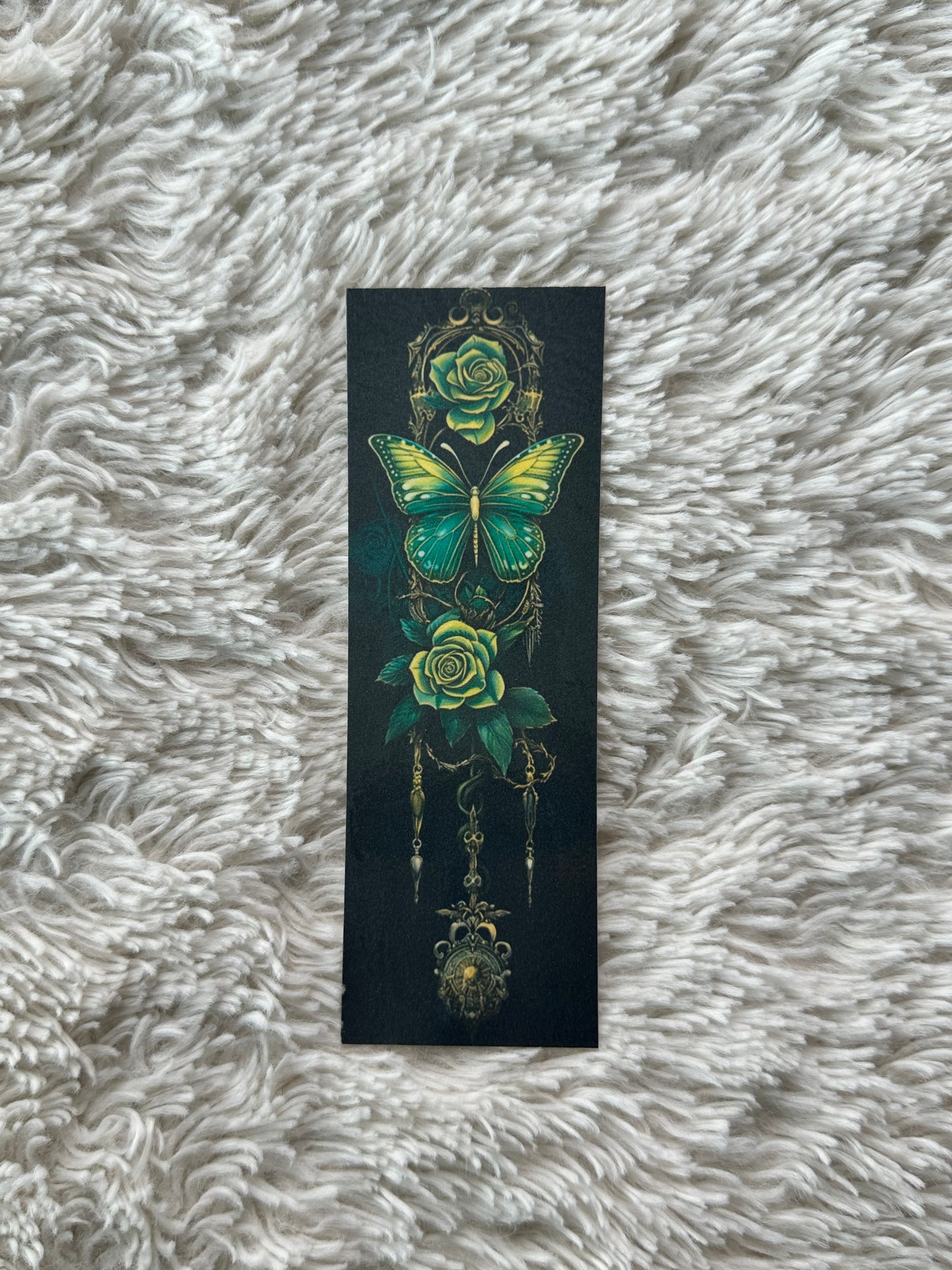 Green Butterfly - Bookmark (8)