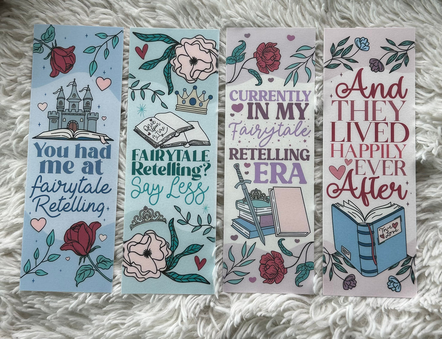 Fairytale Retelling Bookmark Bundle - 4 Pack