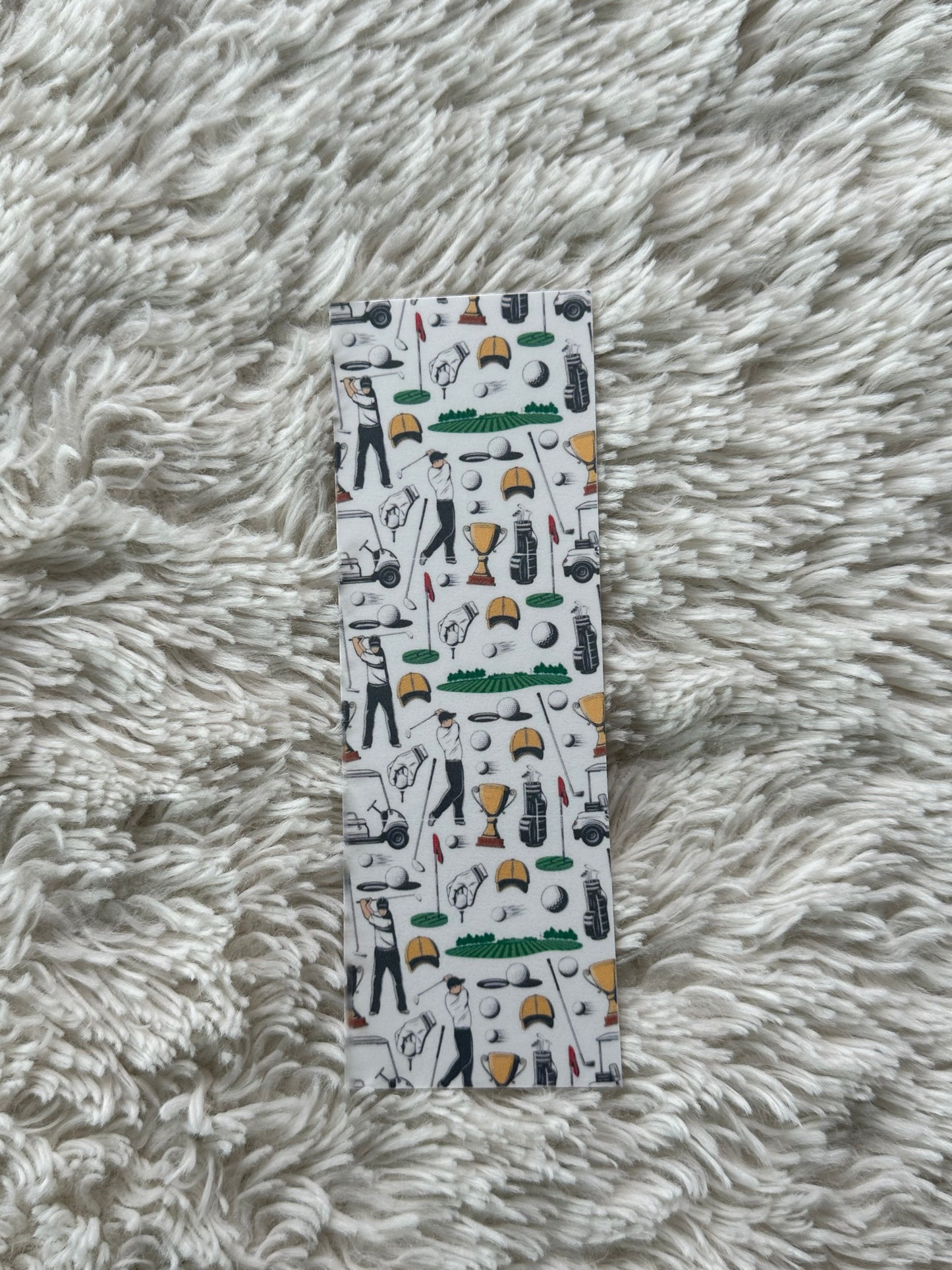 Golf Tournament - Bookmark