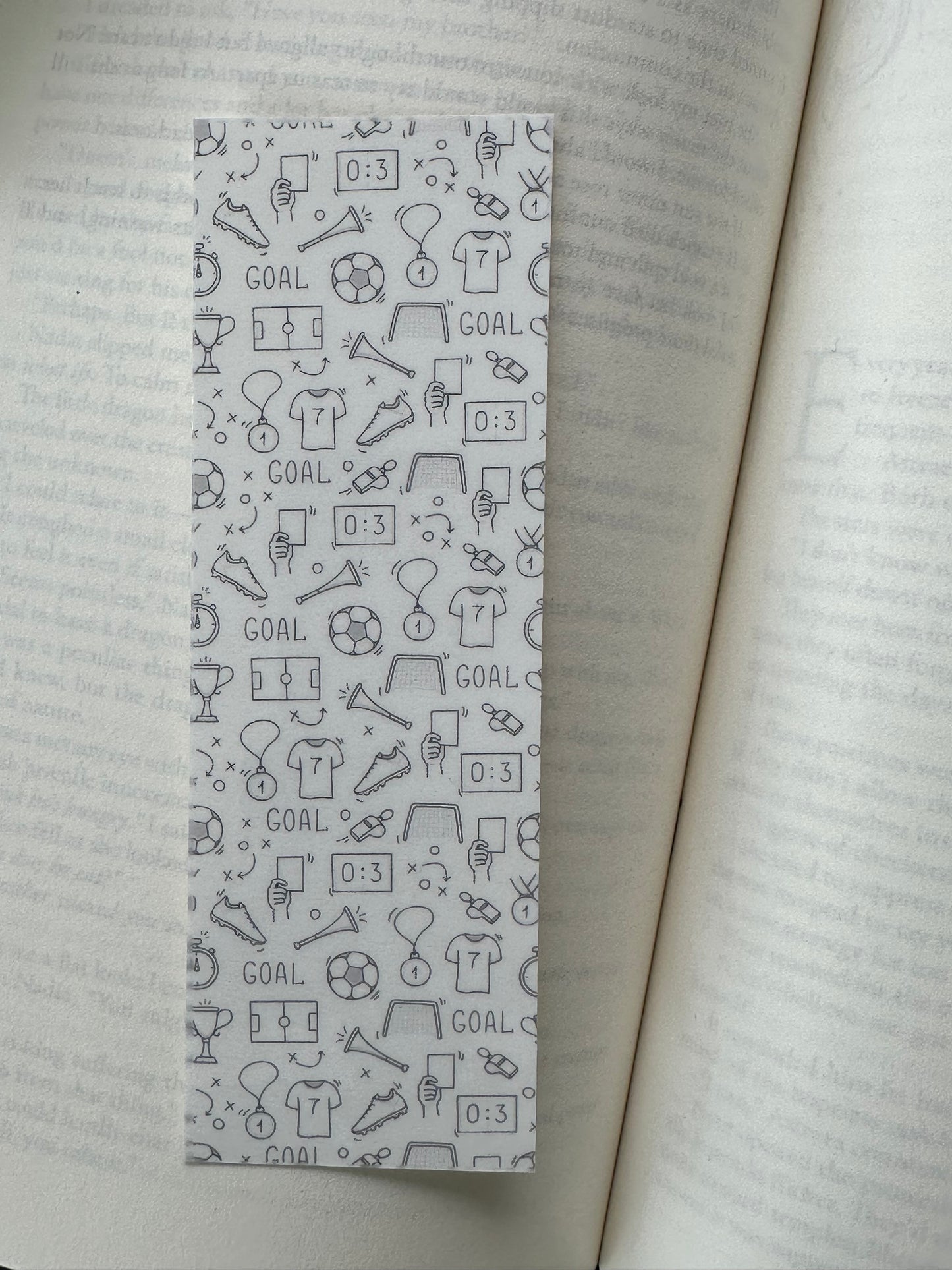 Soccer Theme - Bookmark