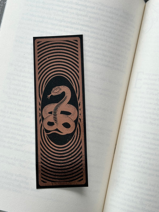 Serpent - Foil Bookmark - (Rose Gold)