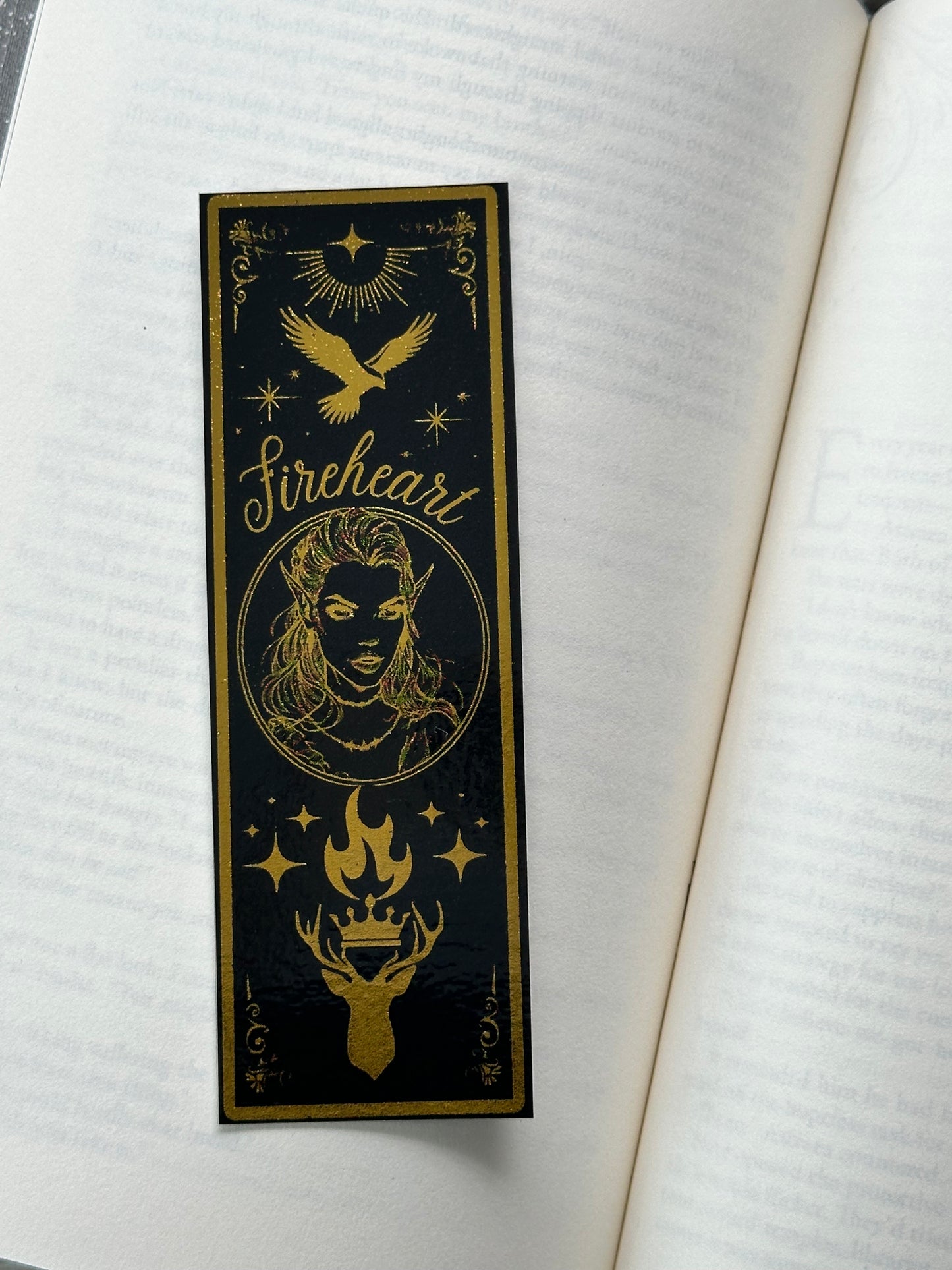 Fireheart - Foil Bookmark - (Gold)