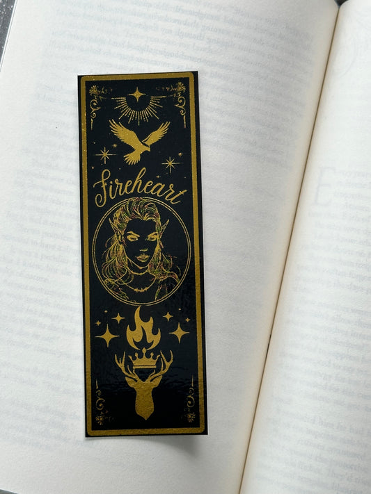 Fireheart - Foil Bookmark - (Gold)