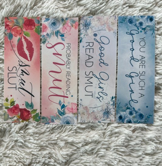 Smutty Books Bookmark Bundle - 4 Pack