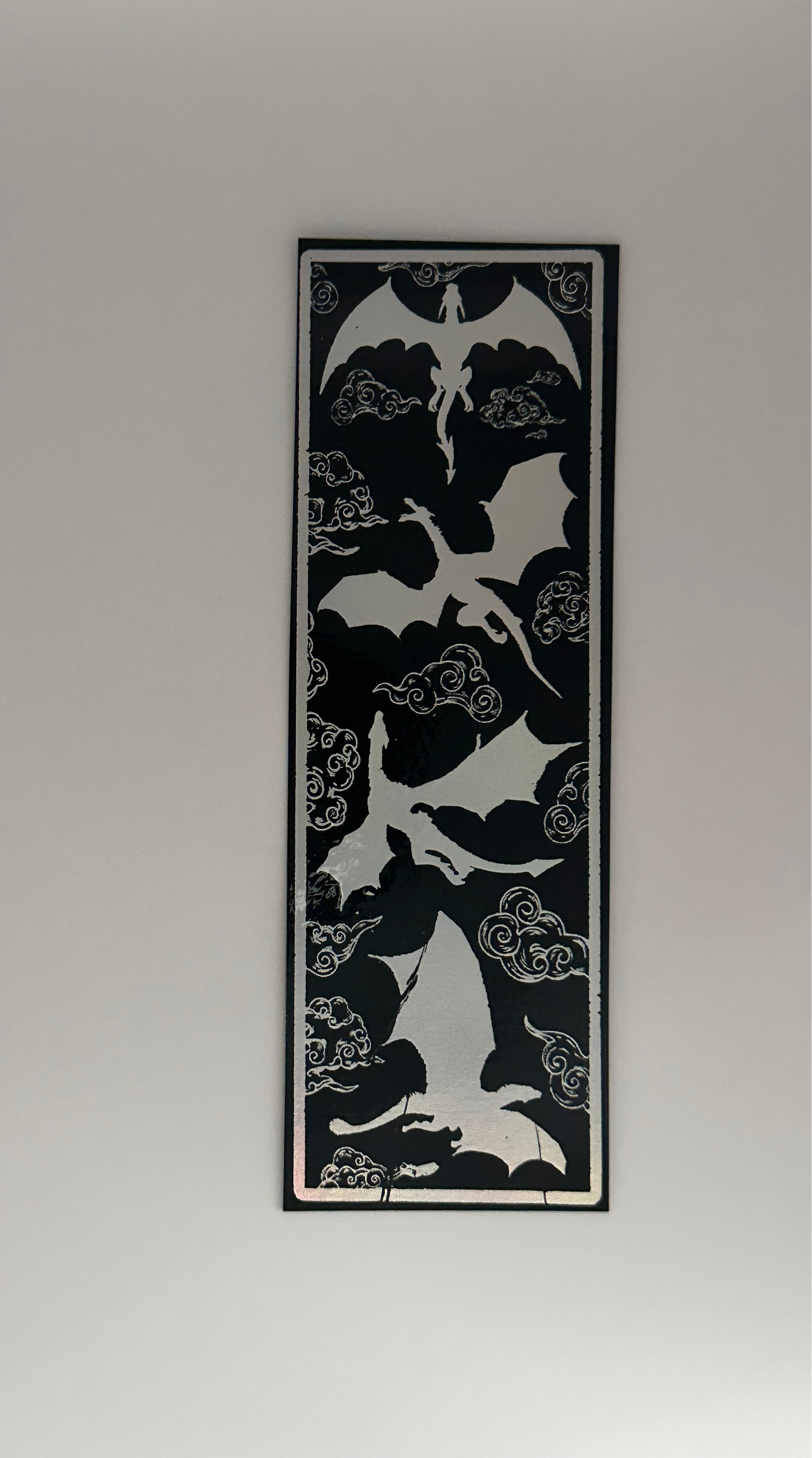 Dragons - Foil Bookmark - (Silver Holographic)