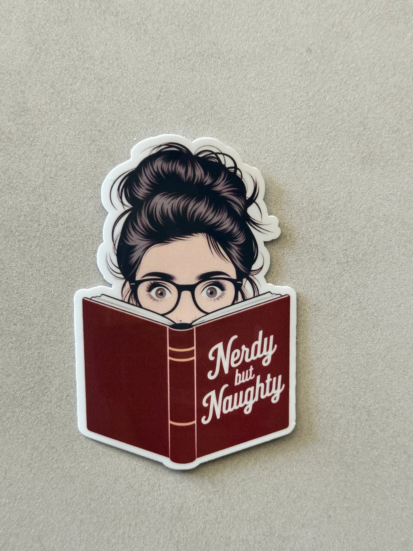 Nerdy But Naughty - Sticker