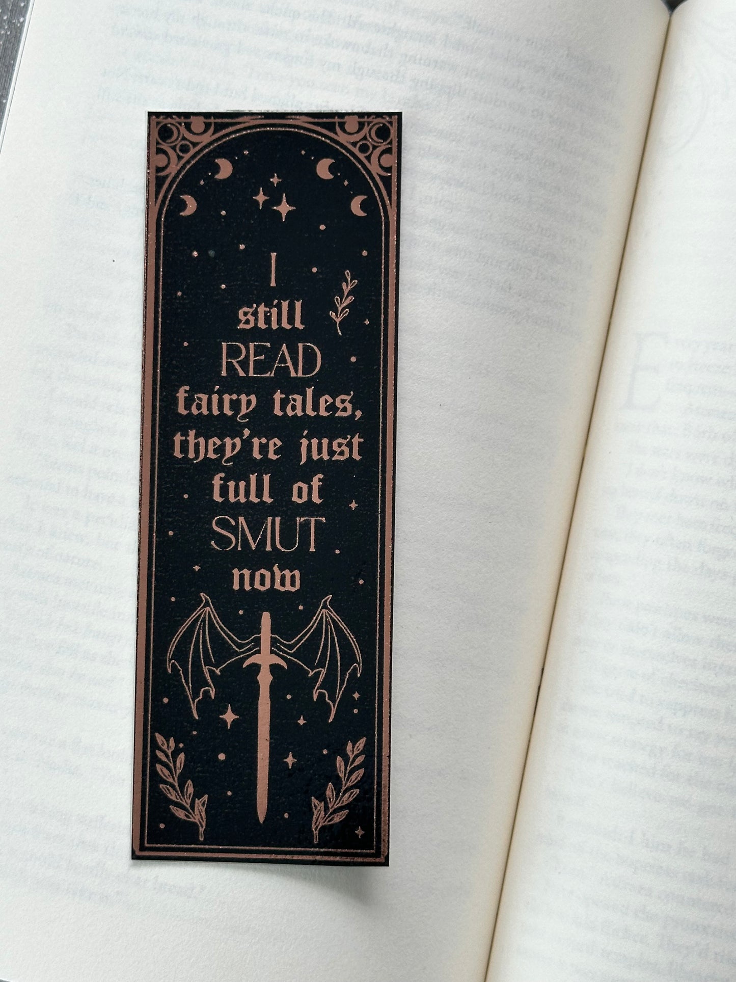 Spicy Fairy Tales - Foil Bookmark - (Rose Gold)