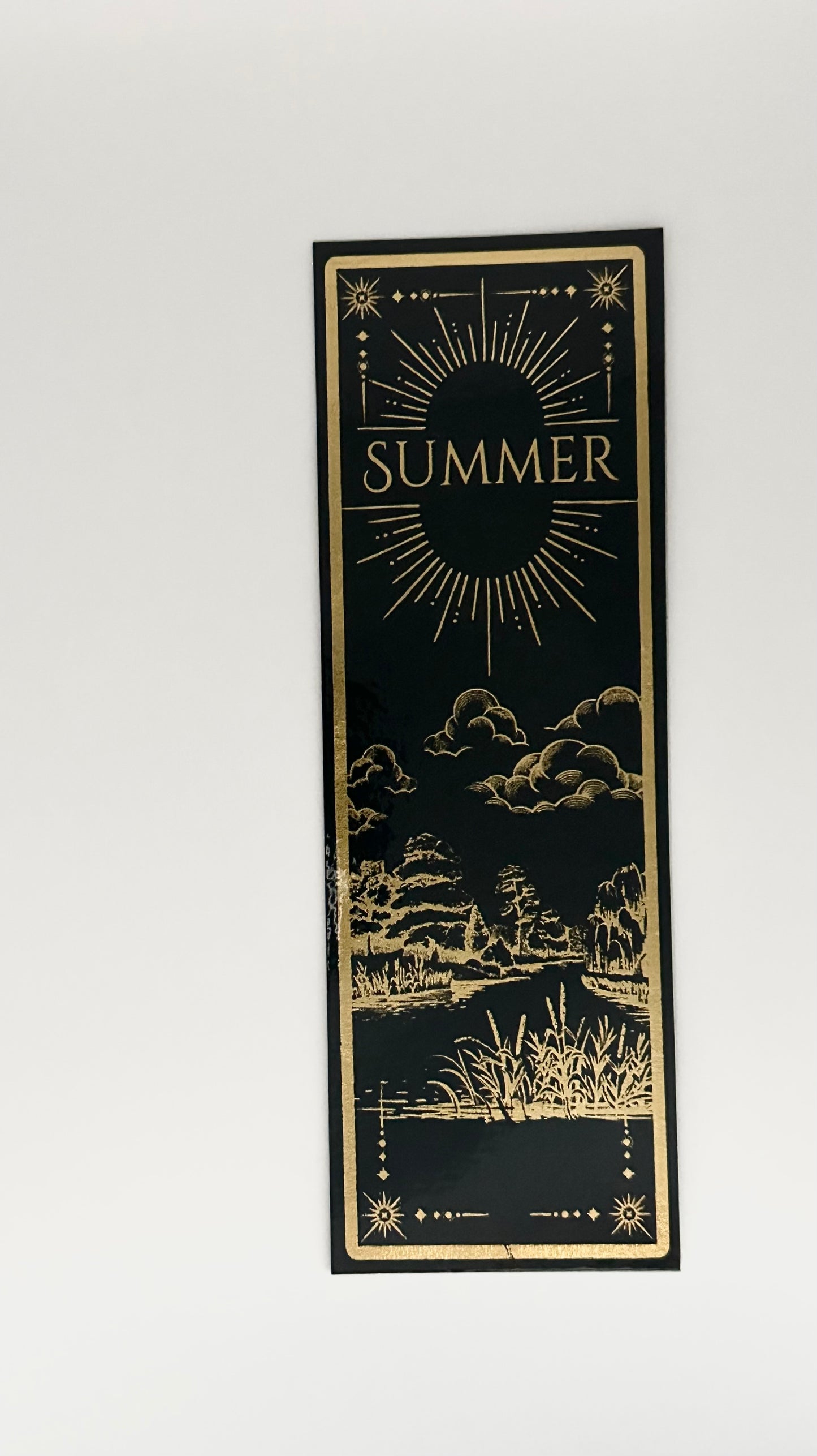 Summer - Foil Bookmark - (Gold)