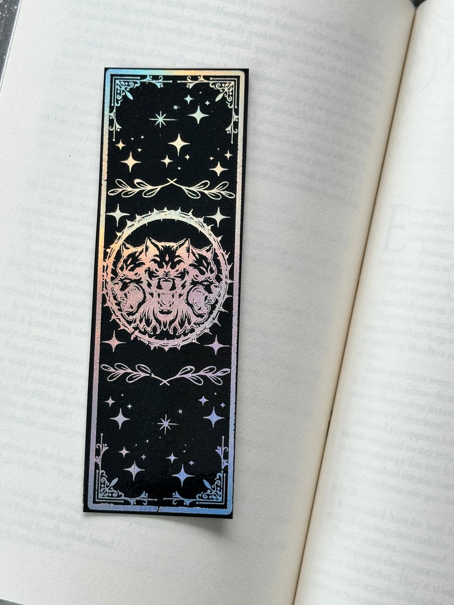 Cerberus - Foil Bookmark - (Silver Holographic)