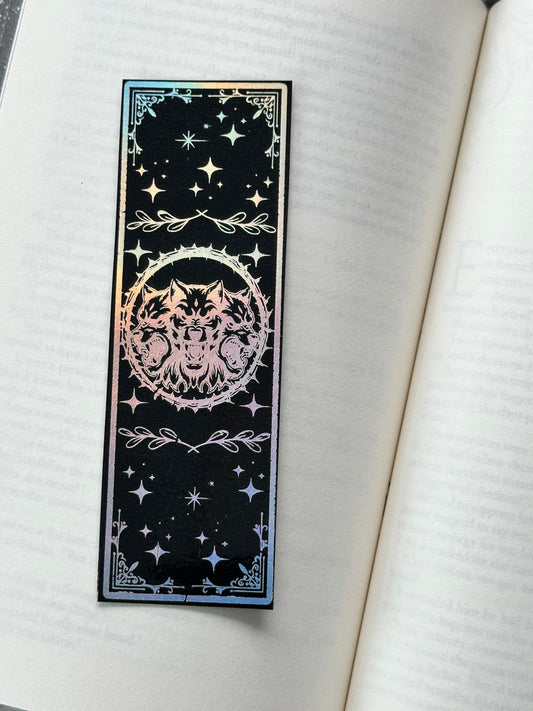 Cerberus - Foil Bookmark - (Silver Holographic)