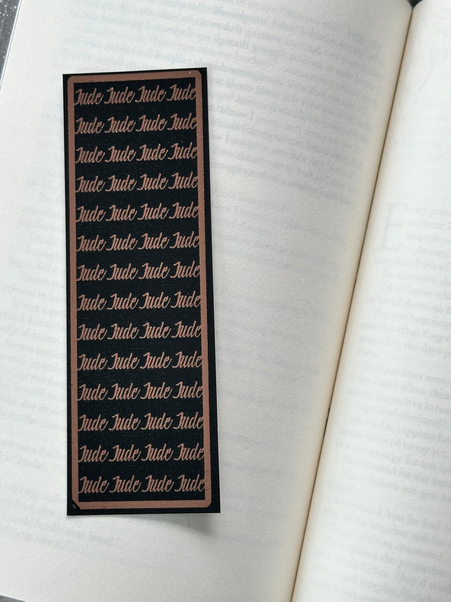 Jude - Foil Bookmark - (Rose Gold)