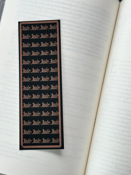 Jude - Foil Bookmark - (Rose Gold)
